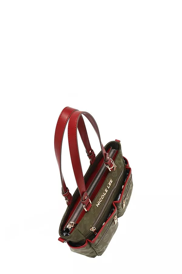 Nicole Lee USA Multi-Compartment Convertible Tote Bag
