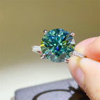 5 Carat Moissanite Zircon 925 Sterling Silver Ring