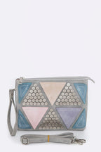 Color Block Convertible Clutch Clutch Bag
