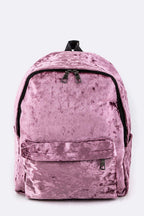 Velour Fashion Backpack