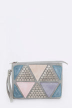 Color Block Convertible Clutch Clutch Bag