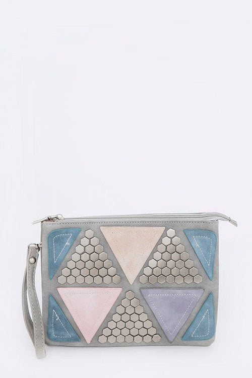 Color Block Convertible Clutch Clutch Bag