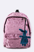 Velour Fashion Backpack