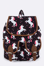 Unicorn Pattern Backpack