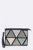 Color Block Convertible Clutch Clutch Bag