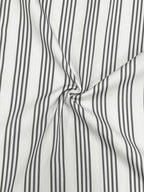 Plus Size Striped Button Front Midi Dress