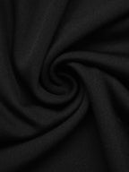 Button-Front Pocketed Midi Skirt