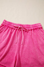 Wash Drawstring Shorts