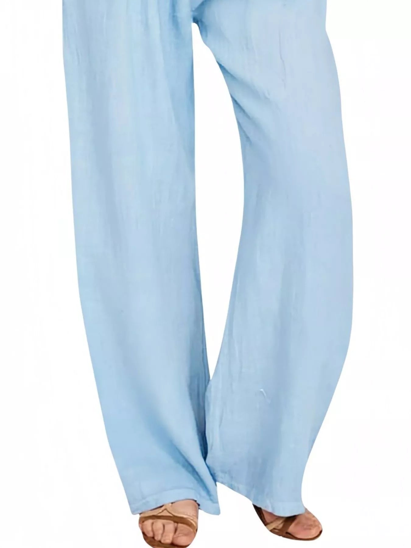Full Size Casual Wide Leg Pants Plus Size