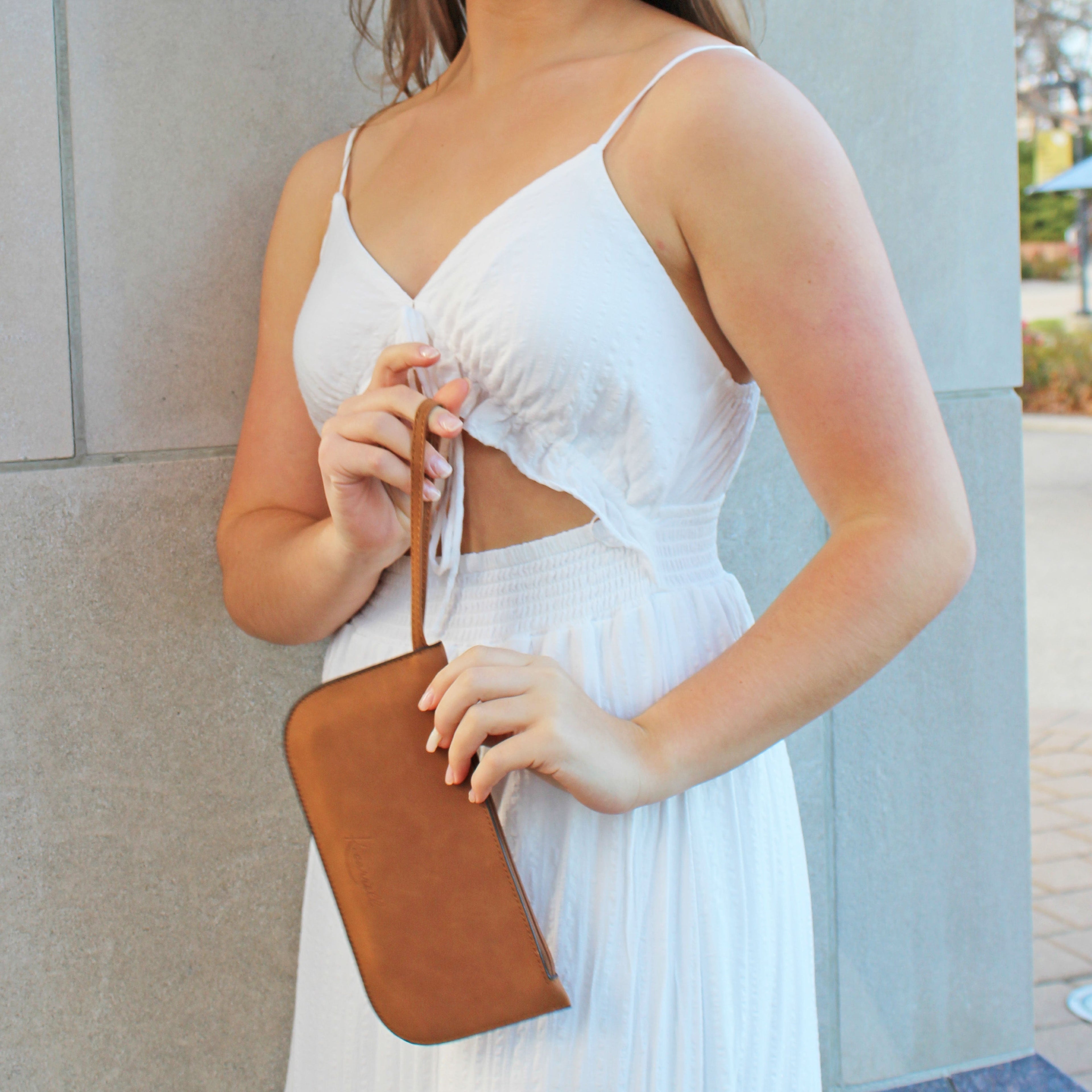 Faux Suede Wristlet-Perfect match to the Taylor Tote!
