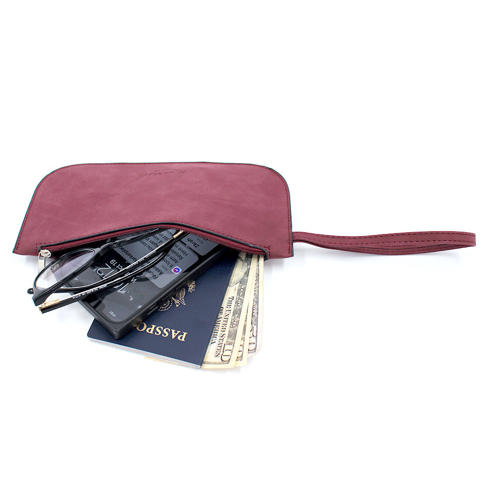 Faux Suede Wristlet-Perfect match to the Taylor Tote!