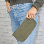 Faux Suede Wristlet-Perfect match to the Taylor Tote!
