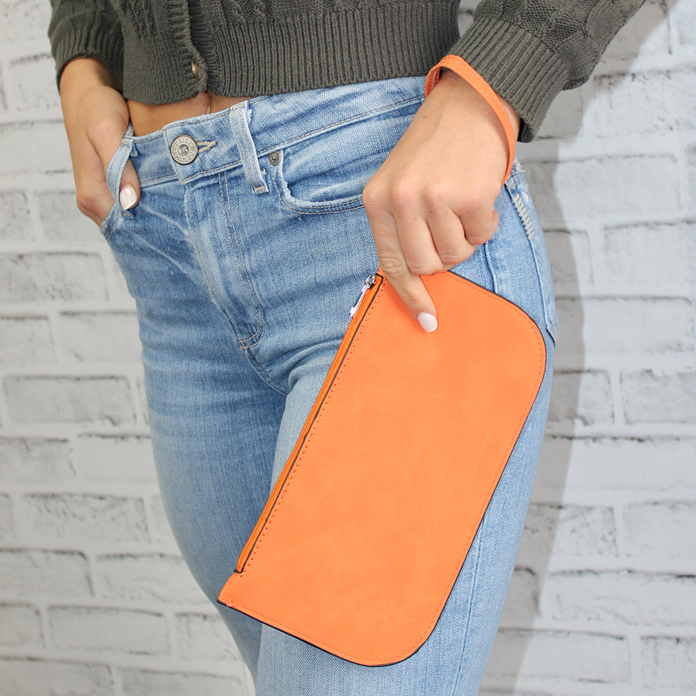 Faux Suede Wristlet-Perfect match to the Taylor Tote!