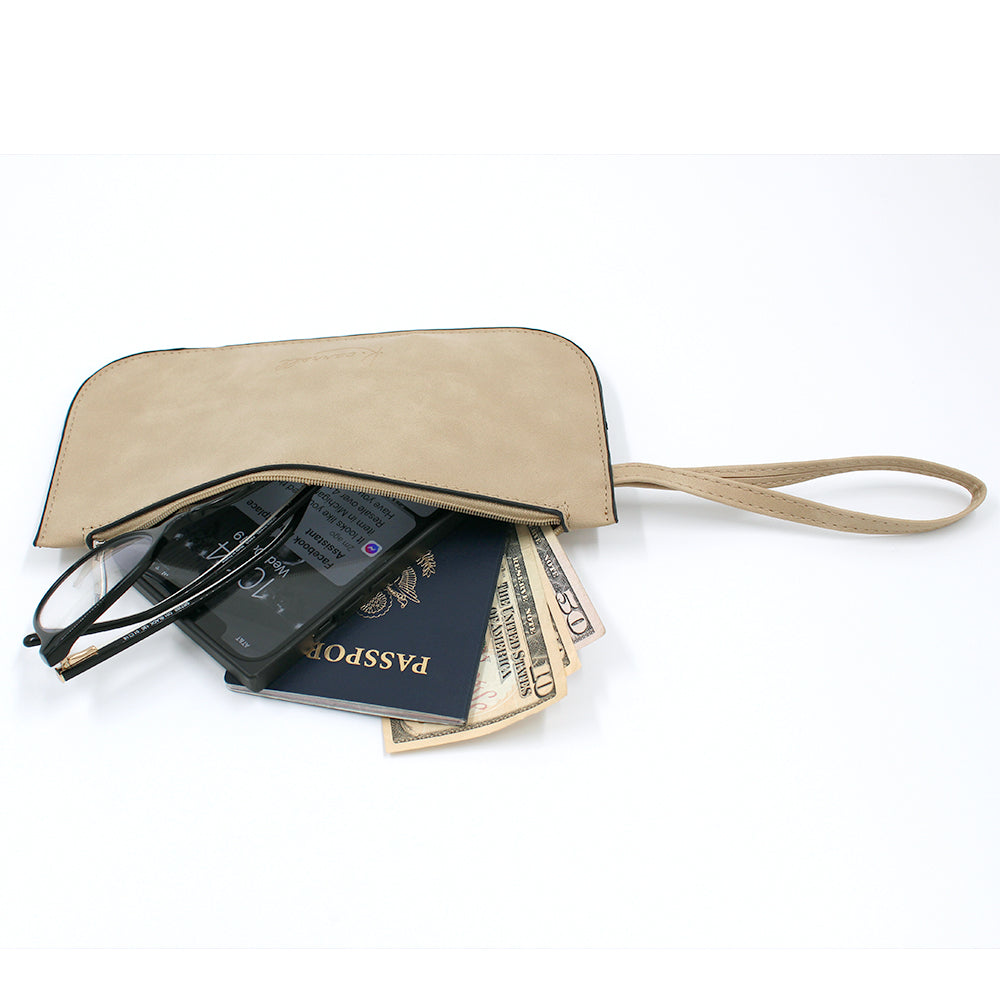 Faux Suede Wristlet-Perfect match to the Taylor Tote!