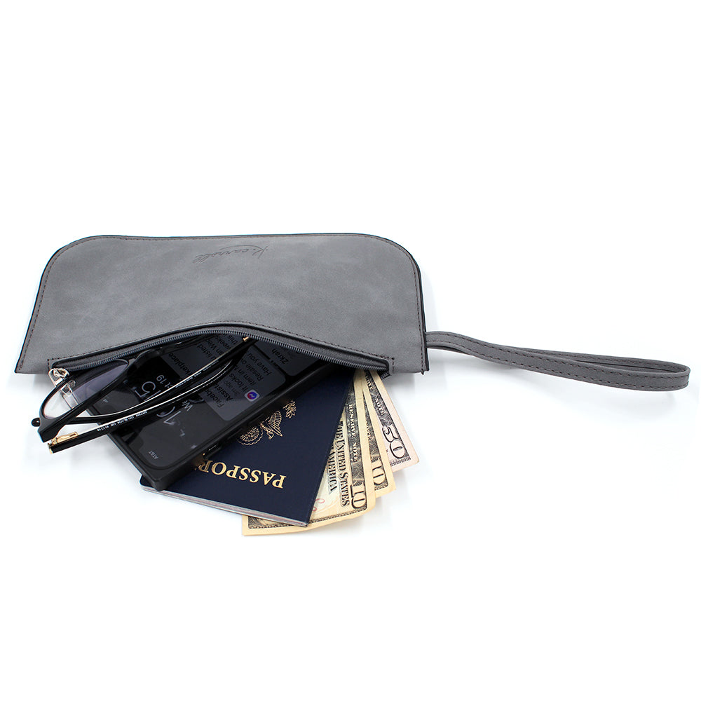 Faux Suede Wristlet-Perfect match to the Taylor Tote!