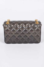 Twist Lock Color Jelly Shoulder Bag