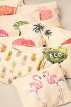 Cotton Canvas Eco Pouch Bags