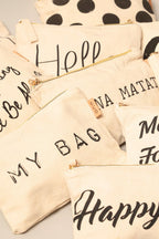 Cotton Canvas Eco Pouch Bags