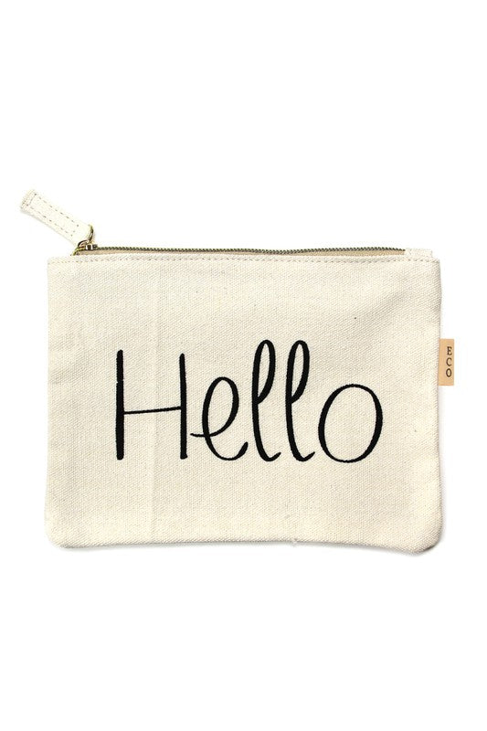 Cotton Canvas Eco Pouch Bags