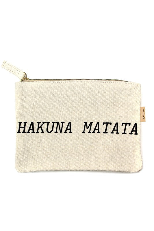 Cotton Canvas Eco Pouch Bags