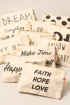 Cotton Canvas Eco Pouch Bags