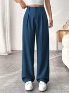 Wide Leg Pleated Pants