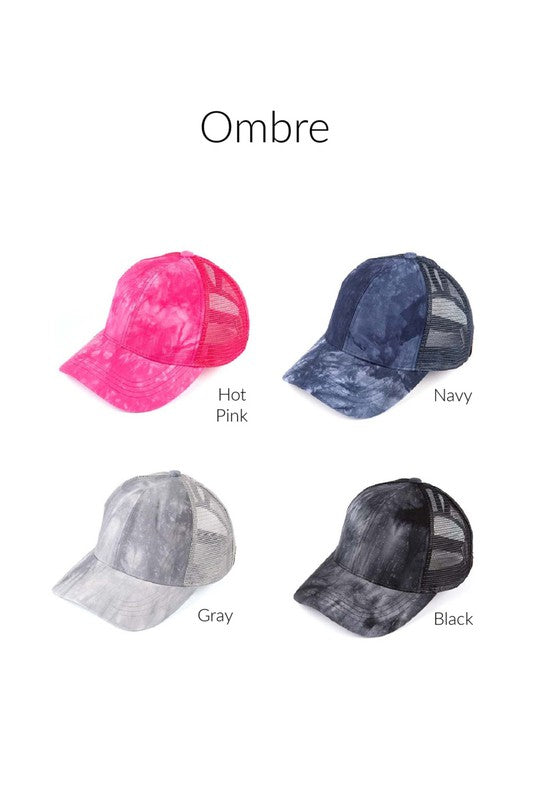 CC Ombre Ponytail Hat Cap
