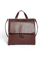 PU LEATHER ONE TONE BACKPACK