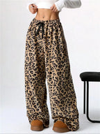 Drawstring Wide Leg Pants