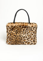 Vintage Mini Fur Tote Handbag