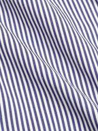 Striped Button-Up Shirt Dress