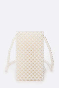 Iconic Pearl Beaded Phone Swing Bag