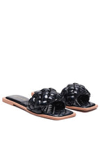 Quilted Woven Slides