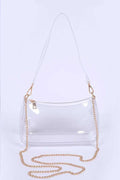 Transparent Clear Convertible Shoulder Bag