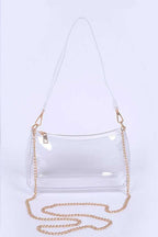 Transparent Clear Convertible Shoulder Bag