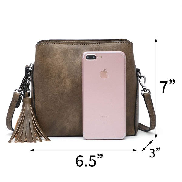 Mini Crossbody Bag With Multipockets
