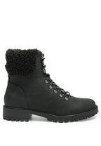 Lace up Fur Ankle Boot
