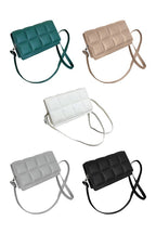 Square Embossed Crossbody Bag