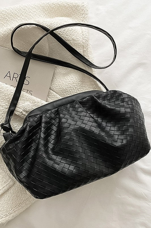 Woven Crossbody Handbag