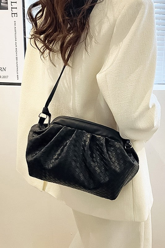Woven Crossbody Handbag