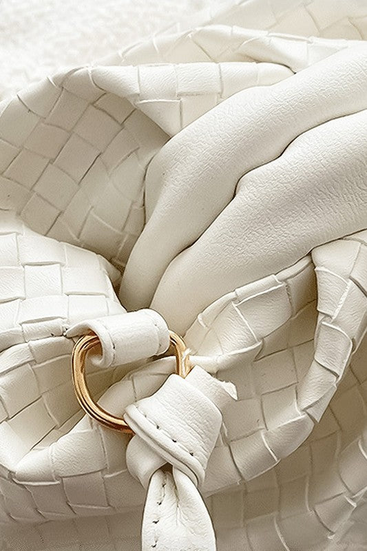 Woven Crossbody Handbag