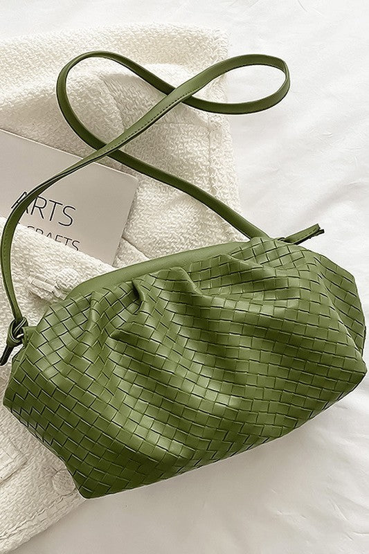 Woven Crossbody Handbag