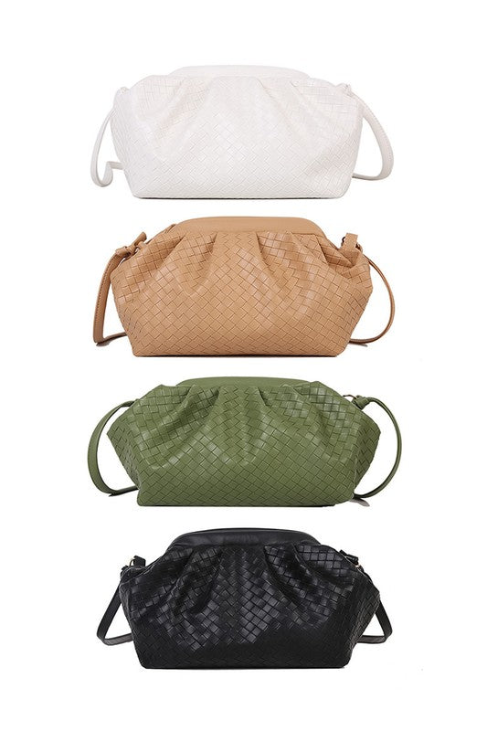 Woven Crossbody Handbag