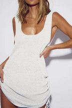 Cinched cover up dress