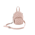 TRENDY QUILTED CROSSBODY SATCHEL BAG