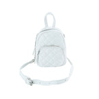TRENDY QUILTED CROSSBODY SATCHEL BAG
