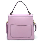 Animal Print Ring Tassel Flap Crossbody Satchel
