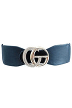 CG Gold tone Rhinestone Stretch Belt