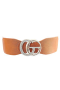 CG Gold tone Rhinestone Stretch Belt