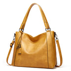 Soft Leather-Look Women's Shoulder Tote Bag